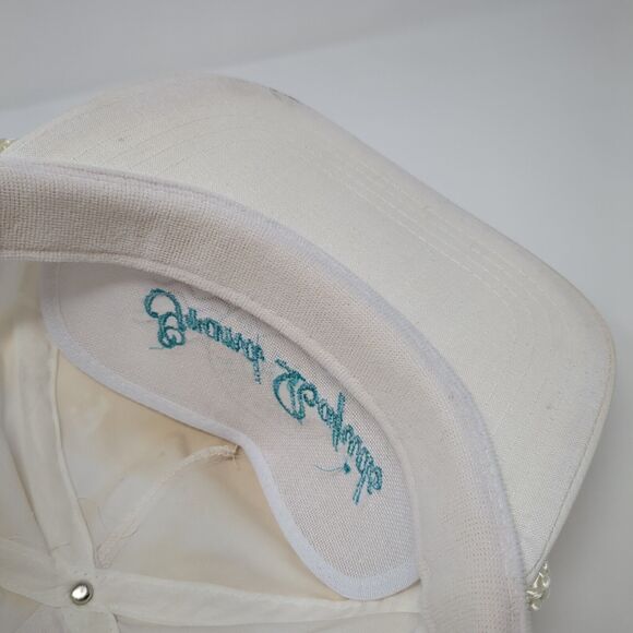 Grand Rapids Destination Slideback Rope Hat White One Size Adjustable - Picture 7 of 8